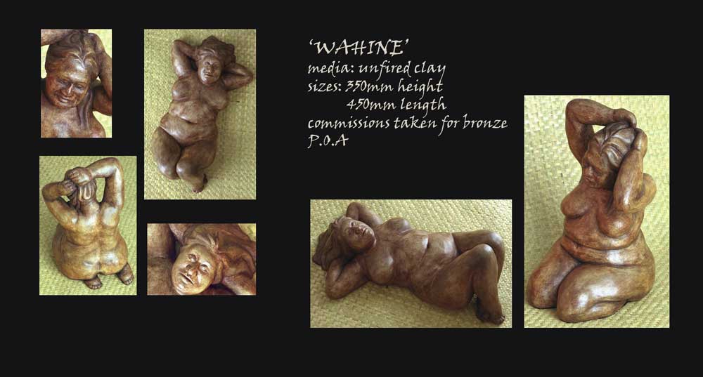 Nora's Sculpture: Wahine